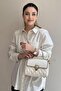 Double-Lid Quilted Hand-Held Crossbody Bag