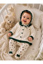 Baby Girl with Floral Pattern, 5-Piece Hospital Outfit Set, 0-3 Months
