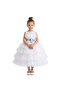 D'Daniela - Snowflake Princess Gown - White - 2Y to 5Y