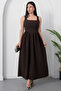 Square Neck Tie-Dye Stone Embellished Dress Grs3970 - 3