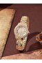 4Pcs Set Luxury Elegant Women's Watch and Silver Jewelry Sets Diamond Roman Numeral Dial Wrist Watch Heart Diamond Bracelet Infinity The Watch Features a Gold-Plated Decorative Casing - 6
