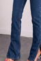 Women's Spanish Flare Navy Blue Jeans - 7