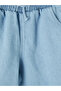 Blue baby boy jean shorts - 2