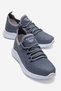 Side Striped Knitwear Men's Sports Shoes Indigo White