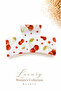 Cherry Patterned Acrylic Hair Clip - Luxury Women's Collection