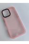 iPhone 16 Pro Compatible Pink Transparent Soft Case - 2