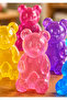 Gummy Bear Squishy Toy for Kids – Translucent Squeeze Fidget Sensory Stress Ball, Soft Slow Rising - 6