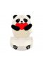 Panda Shape Cat Scratching Board with Sisal Rope & Scratching Pad, Multi-Functional Cat Scratcher with Plush Flannel Base, Climbing & Resting Station (41×33×62 cm) - 6