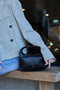 Women's Bag Crossbody Bag Shoulder Bag Soft Textured Handbag Small Black - Eryn - 3