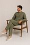 Men's Hajj Umrah Suit 100% Cotton Muslin Full Buttoned, Daily Use - 3