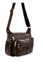 Women's Leather Messenger Bag - 4