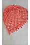 Hand-Knitted Mesh Beanie Mesh Hat Beach Stylish Summer Hat with Wooden Beads - 3