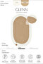 Glenn Oval Bath Mat Coffee Cream Machine Washable Hand Woven Knitted Bohemian Bathroom Front of Sink Mat - 3