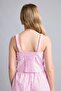 100% Cotton Floral Strappy Pink Blouse for Girls I0122A826Hs - 5