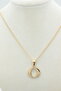 Style Pearl/Xuping Jewelry O Shaped Letter Necklace - 2
