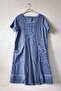Blue Pool Collar Short Sleeve Pocketed Lined Embroidered Washable Casual Cotton Woven Dress 105 52 - 5