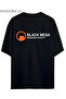 Half Life Design Series "Black Mesa" Cotton Relaxed Fit Gamer T-Shirt with Back and Chest Printed Text