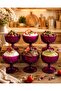 440211 Timeless Magnolia Purple Glass Bowl Dessert Bowl 6 Pieces 300Cc - 2
