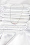 316L Steel Chain Silver Color Winged Pink Heart Model Women's Necklace - - 2