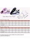 (802Pink white)Kids Roller Skates Shoes with Lights Kids Skates Sneakers LED Light Up Rechargeable Wheels Shoes with Lights Outdoor Slip On Roller Skates Shoes Sneakers for Beginners Gift - 7