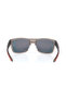 Polarized Sunglasses Grey Frame Smoke Mirror Lens 57mm - P542OR3PV - 5