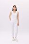 Basic v-neck windowed tank top