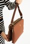 Viatox Vs 1329 Women's Faux Leather Shoulder Bag with Adjustable Crossbody Strap and Metal Zipper Taba Taba - 3