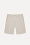 Men's Beige Color Straight Fit Chino Shorts