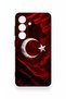 Samsung S26 Compatible Wolf Turkish Flag Patterned Silicone Case - 2