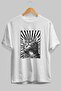 For the Love of Cats 91 Front Cat Printed White Oversize T-Shirt 100% Cotton Unisex Cat Lover Premium Design