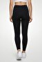 Women Tight Fit Brand Logo Training Leggings, Black - 3