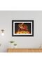 Alayra Kyojuro Rengoku Poster Demon Slayer Anime Posters Framed Paintings with Black Frame - 2