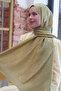 Monogram Pattern Nia Cotton Shawl - 2