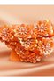 Orange Shiny Bead Embroidered Ribbon Flower 1 Meter Gift Decoration Jewelry Buckle Material