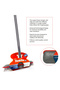Grey Scrubbing Brush with Stick – Heavy Duty Floor Scrubbing Brush - 3