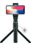 Bluetooth Selfie Stick with Tripod Stand & Detachable Remote Shutter, Lightweight & Portable Selfie Stick Tripod, Extendable Phone, Monopod Compatible for Mobile Phone - Black