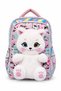 Girl's Primary School Bag Set of 3 Plush Detailed Backpack, Lunch Bag, Pen Holder - 8