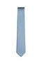 White Striped Thin Blue Tie – 7 cm Wide - 7