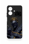 Realme Note 60 Compatible King Patterned Silicone Case - 2