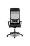 Scaun de birou Brema micro-mesh, negru - 2