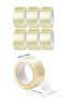 Clear Packing Tape 2 Inch x 70 Yard, Heavy Duty Shipping & Packaging Tape, 6 Rolls - 2