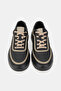 Men's Black Genuine Natural Leather Lace-Up Eva Sole Orthopedic Shoes - 4