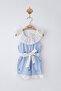 Seasonal Baby Girl Blomline Short Jumpsuit - 3