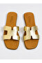 Helen Gold Genuine Leather Women's Slippers - 3
