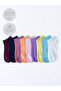 8-Piece Set of Colorful Cotton Bootie Socks - Premium Quality Soft Textured Ankle Socks - 3
