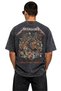 Unisex Oversize Rock Band Metallica North American Tour Back Printed Washable Vintage T-Shirt - 3