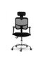 Scaun de birou Ryga micro-mesh, negru - 5