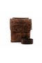 Men's Genuine Crazy Leather Multi-Compartment Cross Shoulder Strap Handbag and Messenger Bag - 4