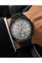 Men's Wristwatch Steel Band Black Color with Function Calendar and Gift Box - 3