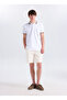 White Men's Slim Fit Polo T-Shirt Ace091262034 - 2
